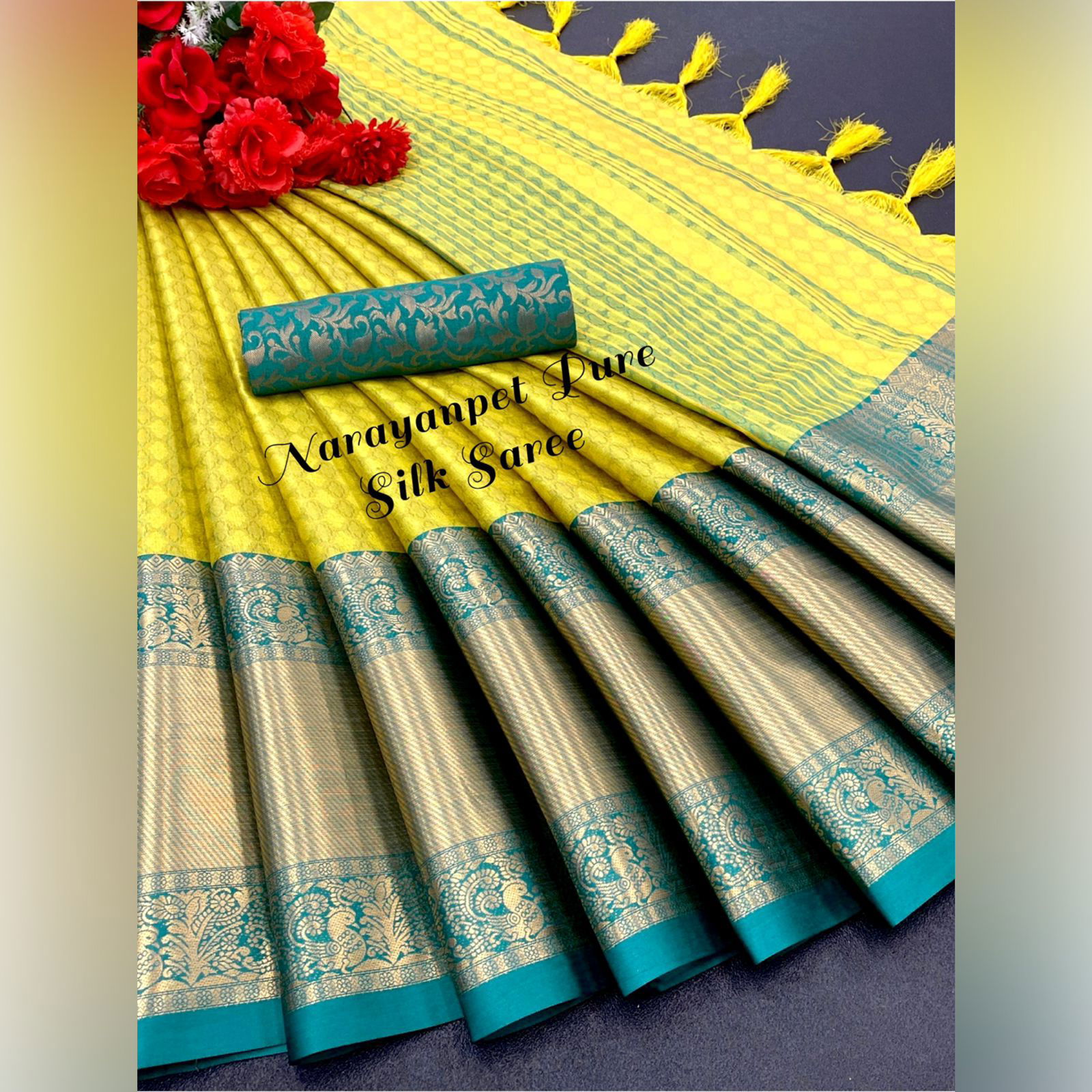 Aab Narayanpet Fancy Fancy Festive Wear Wholesale Sarees